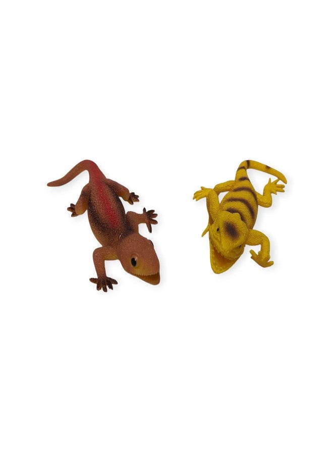 DIMAZO Small Kids Sea & Wild Animal Toys Sets for Fun, Educational, Spark Imagination and Learning (Multi Choice Sets) (Big Lizards) 6pcs - Image 4